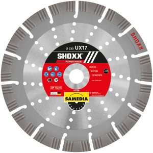 Samedia Diamond Blade - Concrete - SHOXX UX17  230mm x 22,23mm
