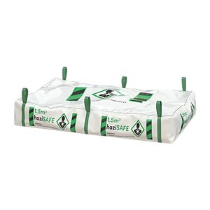 Hazi Bag - Hazardous Goods Waste Bulk Bag 1.5m3 - H 40cm x W 150cm x L 250cm