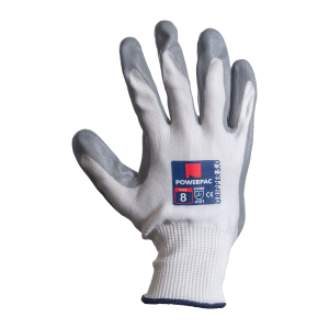 Gripper Glove - Nitrile Palm Coating - Size 8 (M)