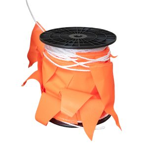 Rope with Flags Bunting 100m - Orange
