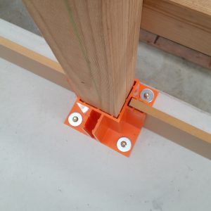 Safety Post Base for Edge Protection