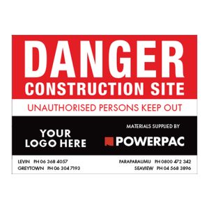 Site Start Up Danger Sign 60 x 90cm