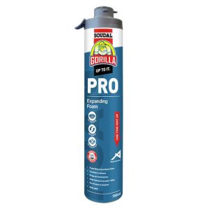 Gorilla Pro Expanding Foam 750ml Click & Fix