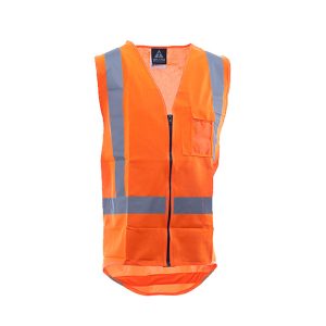 Day/Night Vest Zipped TTMC Orange - Large
