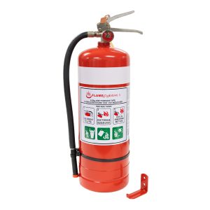 Fire Extinguisher ABE Dry Powder  - 6 kg w. Wall Bracket