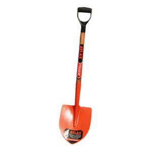 Atlas - D-Handle Round Mouth Shovel #2 - Wooden