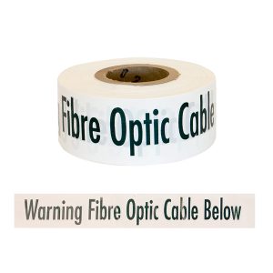 Barrier Tape Warning Fibre Optic Cable Below 250m x 75mm