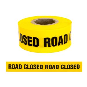 Warning Tape - Road Closed 75mm x 250m