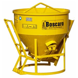 Boscaro Conical Concrete Skip Central & Side Discharge 1m3