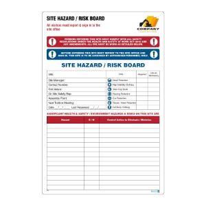 Hazard Board - 1200 x 800mm ACM