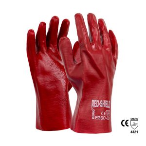 Red PVC Glove-Short