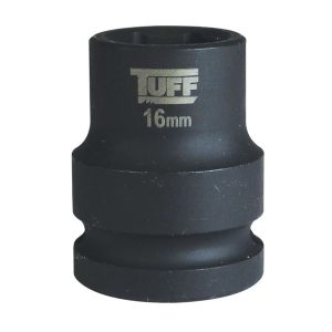 TUFF Impact Socket 16mm x 1/2" Short - 6 Points