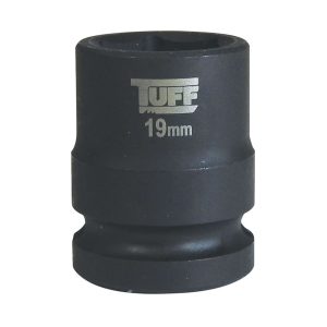 TUFF Impact Socket 19mm x 1/2" Short - 6 Points