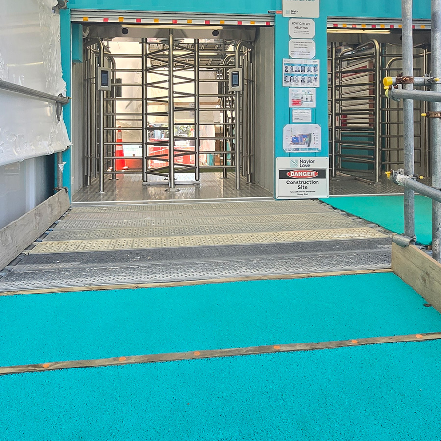 Site Shield- Safe Path Mat 1.2 x 10m x 13mm Thickness - Teal